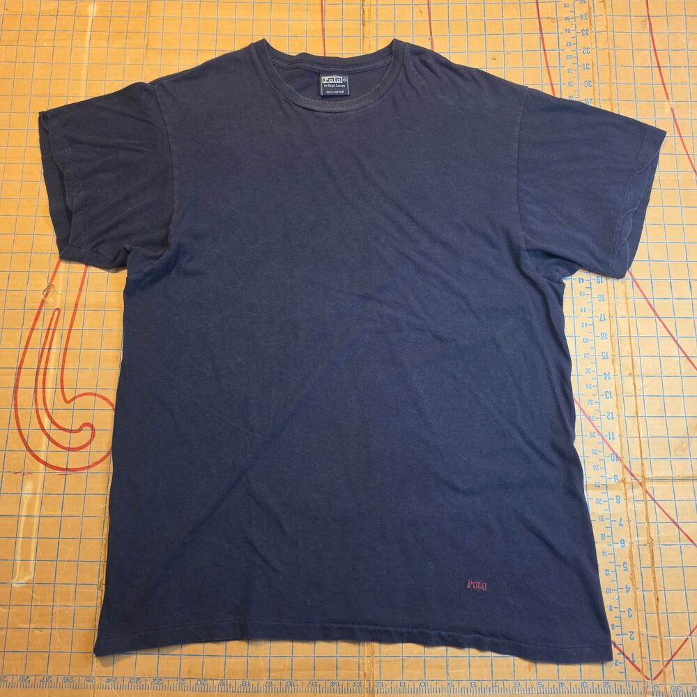 Polo by Ralph Lauren T-Shirt Navy XL Vintage